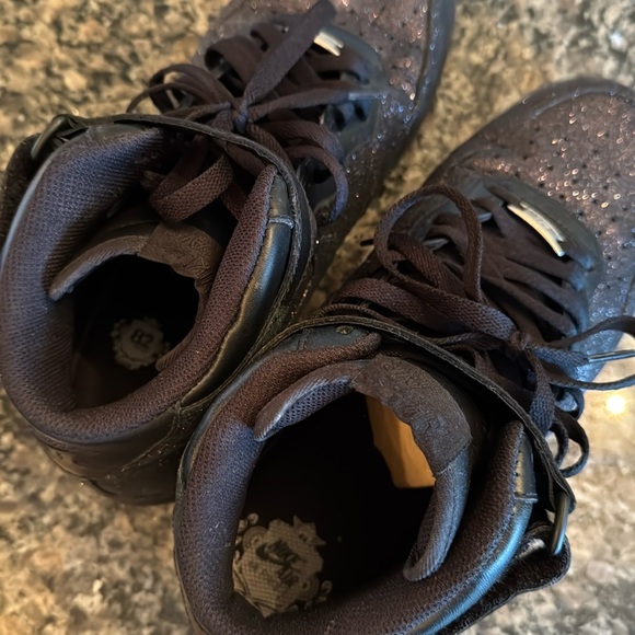 Nike Air Force 1 Black pearl Glitter Sneakers EUC 10.5 - Picture 12 of 17